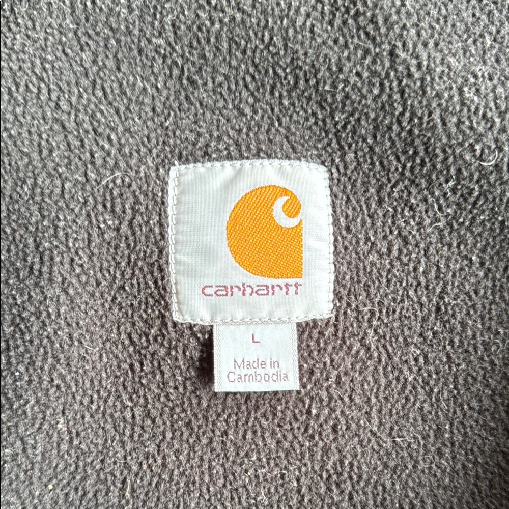 Carhartt Black Hooded Windbreaker Lightweight Jacket - Picture 2 of 7